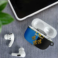 Personalized Monmouthshire Wales AirPods Case Sir Fynwy Flag With Welsh Daffodil - Wonder Print Shop