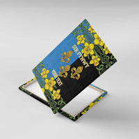 Personalized Monmouthshire Wales Canvas Wall Art Sir Fynwy Flag With Welsh Daffodil - Wonder Print Shop