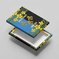 Personalized Monmouthshire Wales Canvas Wall Art Sir Fynwy Flag With Welsh Daffodil - Wonder Print Shop