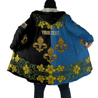 Personalized Monmouthshire Wales Cloak Sir Fynwy Flag With Welsh Daffodil - Wonder Print Shop