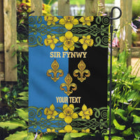 Personalized Monmouthshire Wales Garden Flag Sir Fynwy Flag With Welsh Daffodil - Wonder Print Shop