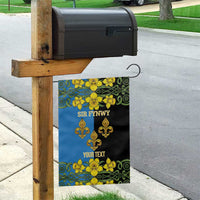 Personalized Monmouthshire Wales Garden Flag Sir Fynwy Flag With Welsh Daffodil - Wonder Print Shop