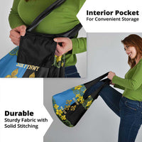 Personalized Monmouthshire Wales Grocery Bag Sir Fynwy Flag With Welsh Daffodil - Wonder Print Shop