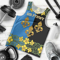 Personalized Monmouthshire Wales Men Tank Top Sir Fynwy Flag With Welsh Daffodil - Wonder Print Shop