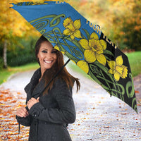 Personalized Monmouthshire Wales Umbrella Sir Fynwy Flag With Welsh Daffodil - Wonder Print Shop