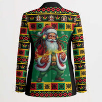 Jamaica Christmas Blazer Reggae Santa with Dreadlocks Design - Wonder Print Shop