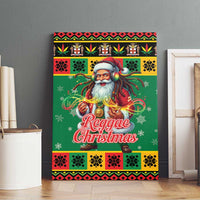 Jamaica Christmas Canvas Wall Art Reggae Santa with Dreadlocks Design - Wonder Print Shop