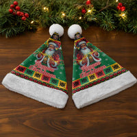 Jamaica Christmas Santa Hat Reggae Santa with Dreadlocks Design - Wonder Print Shop