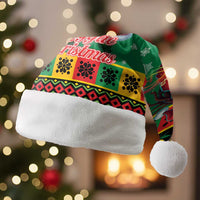 Jamaica Christmas Santa Hat Reggae Santa with Dreadlocks Design - Wonder Print Shop