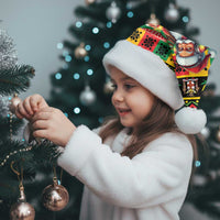 Jamaica Christmas Santa Hat Reggae Santa with Dreadlocks Design - Wonder Print Shop