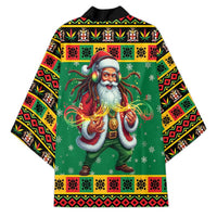 Jamaica Christmas Kimono Reggae Santa with Dreadlocks Design - Wonder Print Shop