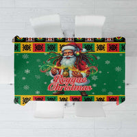 Jamaica Christmas Tablecloth Reggae Santa with Dreadlocks Design - Wonder Print Shop