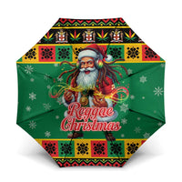 Jamaica Christmas Umbrella Reggae Santa with Dreadlocks Design - Wonder Print Shop