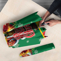Jamaica Christmas Umbrella Reggae Santa with Dreadlocks Design - Wonder Print Shop