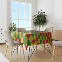 Jamaica Reggae Witch Tablecloth Reggae Optical 3D Illusion - Wonder Print Shop