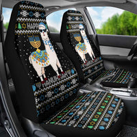 Happy Hanukkah Llama Car Seat Cover Funny Menorah for Jewish Holiday - Wonder Print Shop