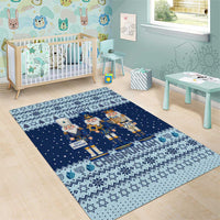 Chrismukkah Nutcracker Area Rug Funny Hanukkah Xmas Style - Wonder Print Shop