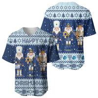 Chrismukkah Nutcracker Baseball Jersey Funny Hanukkah Xmas Style - Wonder Print Shop