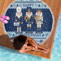 Chrismukkah Nutcracker Beach Blanket Funny Hanukkah Xmas Style - Wonder Print Shop