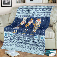 Chrismukkah Nutcracker Blanket Funny Hanukkah Xmas Style - Wonder Print Shop
