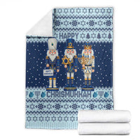 Chrismukkah Nutcracker Blanket Funny Hanukkah Xmas Style - Wonder Print Shop