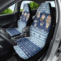 Chrismukkah Nutcracker Car Seat Cover Funny Hanukkah Xmas Style - Wonder Print Shop