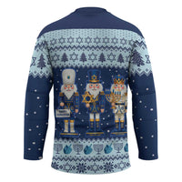 Chrismukkah Nutcracker Hockey Jersey Funny Hanukkah Xmas Style - Wonder Print Shop