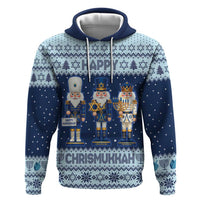 Chrismukkah Nutcracker Hoodie Funny Hanukkah Xmas Style - Wonder Print Shop
