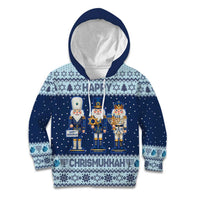 Chrismukkah Nutcracker Kid Hoodie Funny Hanukkah Xmas Style - Wonder Print Shop