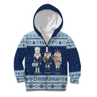 Chrismukkah Nutcracker Kid Hoodie Funny Hanukkah Xmas Style - Wonder Print Shop