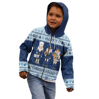 Chrismukkah Nutcracker Kid Hoodie Funny Hanukkah Xmas Style - Wonder Print Shop