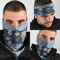 Chrismukkah Nutcracker Neck Gaiter Funny Hanukkah Xmas Style - Wonder Print Shop
