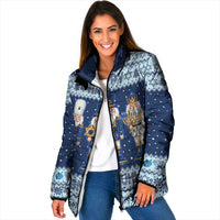 Chrismukkah Nutcracker Padded Jacket Funny Hanukkah Xmas Style - Wonder Print Shop