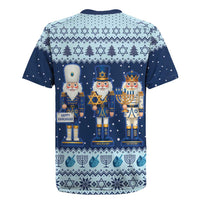 Chrismukkah Nutcracker Rugby Jersey Funny Hanukkah Xmas Style - Wonder Print Shop