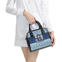 Chrismukkah Nutcracker Shoulder Handbag Funny Hanukkah Xmas Style - Wonder Print Shop