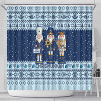 Chrismukkah Nutcracker Shower Curtain Funny Hanukkah Xmas Style - Wonder Print Shop