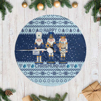 Chrismukkah Nutcracker Tree Skirt Funny Hanukkah Xmas Style - Wonder Print Shop