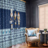 Chrismukkah Nutcracker Window Curtain Funny Hanukkah Xmas Style - Wonder Print Shop