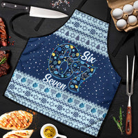 Funny Hanukkah Six Seven Apron Gen Alpha Meme Vibes - Wonder Print Shop