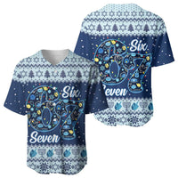 Funny Hanukkah Six Seven Baseball Jersey Gen Alpha Meme Vibes - Wonder Print Shop