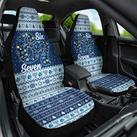 Funny Hanukkah Six Seven Car Seat Cover Gen Alpha Meme Vibes - Wonder Print Shop