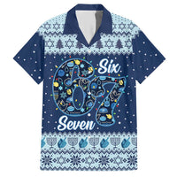 Funny Hanukkah Six Seven Hawaiian Shirt Gen Alpha Meme Vibes - Wonder Print Shop
