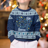 Funny Hanukkah Six Seven Kid Ugly Christmas Sweater Gen Alpha Meme Vibes - Wonder Print Shop