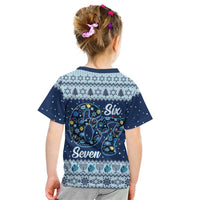 Funny Hanukkah Six Seven Kid T Shirt Gen Alpha Meme Vibes - Wonder Print Shop