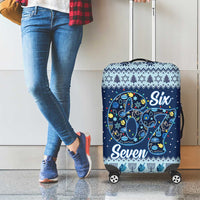 Funny Hanukkah Six Seven Luggage Cover Gen Alpha Meme Vibes - Wonder Print Shop