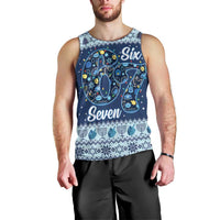 Funny Hanukkah Six Seven Men Tank Top Gen Alpha Meme Vibes - Wonder Print Shop