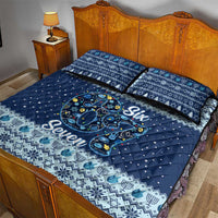 Funny Hanukkah Six Seven Quilt Bed Set Gen Alpha Meme Vibes - Wonder Print Shop