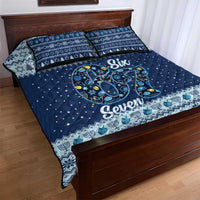 Funny Hanukkah Six Seven Quilt Bed Set Gen Alpha Meme Vibes - Wonder Print Shop