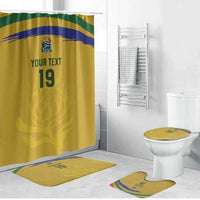 Custom South Africa Football Bathroom Set Road To Champions Dream - Wonder Print Shop