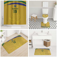 Custom South Africa Football Bathroom Set Road To Champions Dream - Wonder Print Shop